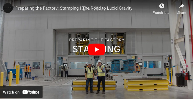 Lucid Preparing New Blanking and Stamping Facility