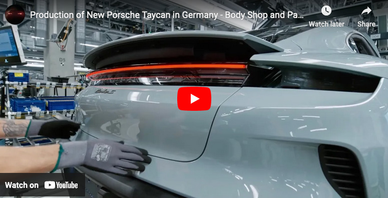 Porsche Taycan video