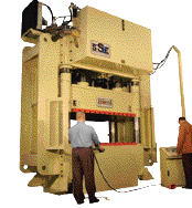 Hydraulic deep-draw presses