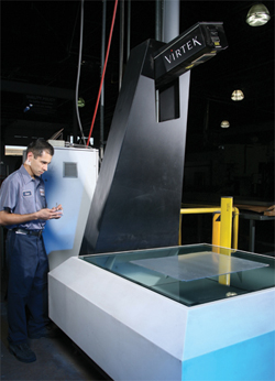 Laser inspection on this Virtek Laser QC