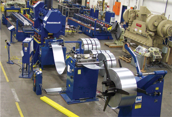 Note the length of this rollforming line
