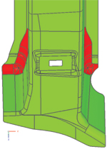 Design die to build structural reinforcement for automobile seat