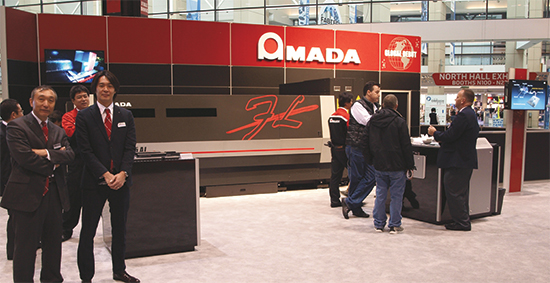 Amada's Ensis-3015AJ high-power fiber laser