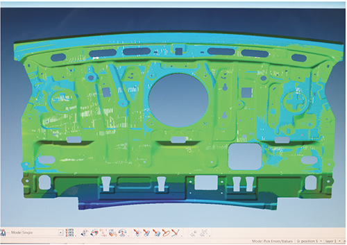 ATD ScanArms to scan intricate stamped parts