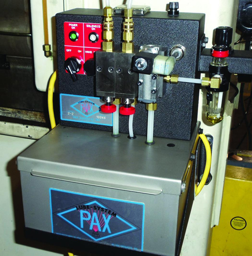 Pax 2-2 pre-pressurized lubrication system