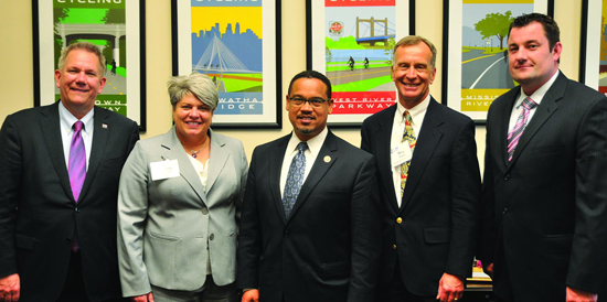 Minnesota members met with Congressman Keith Ellison.