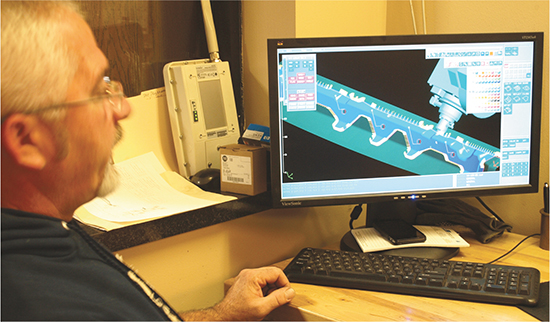 Accu-Rite programmer Mike Winkler explains how with just a few mouse clicks, programming moves from the CAD part model to cutting-fixture design (with supporting-rib geometry included), and on to cut-path formulation.