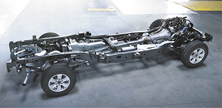 frame of Ford F-150