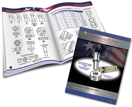 Metalforming, Ironworking tooling catalog American Punch Co.