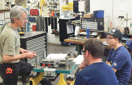 hands-on die training for shop-floor personnel