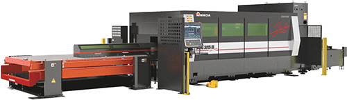 Amada America Ensis-3015AJ fiber laser machine