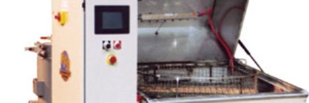 Rotary Parts Washer Rinses and Dries