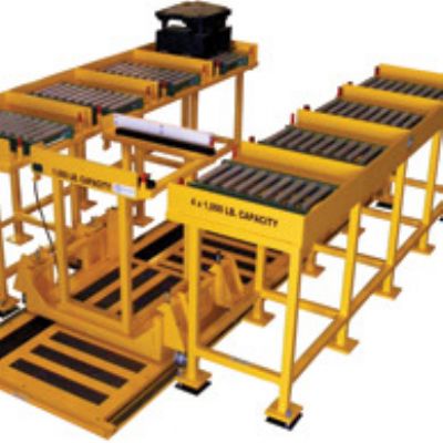 Die-Change Rail Car, Multi-Cell Storage Rack