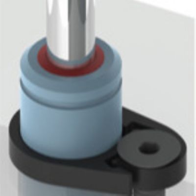 Clamp Facilitates 
In-Press Removal 
of Gas Springs