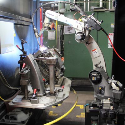 Metal-Cored Wire and Robotic Welding Quite the Producti...