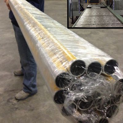 Orbital Stretch Wrapping of Conveyor-Fed Products
