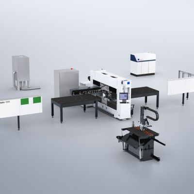 Modular CNC Punch Press Transforms into Solid-State Laser Cu...