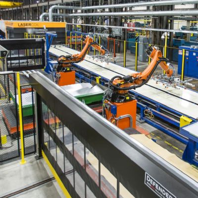 Automated Stacking Extends Blanking-Line Capability
