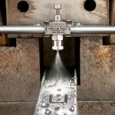 Small, External-Mix Spray Nozzles Coat, Cool, Treat and...