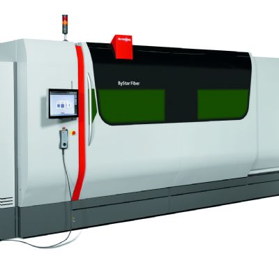 12-kW Fiber Laser with Newly Designed Cutting Head