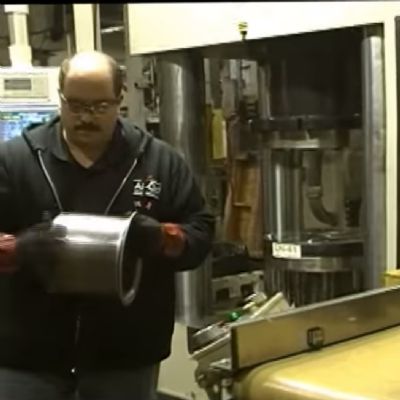All-Clad’s Robotic Blanking Cell and Greenerd Deep-Draw...