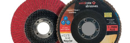 Flap Discs With Poly-Cotton Backing, Ceramic Grain Promise Strength