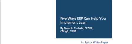 Five Ways ERP Can Help You Implement Lean