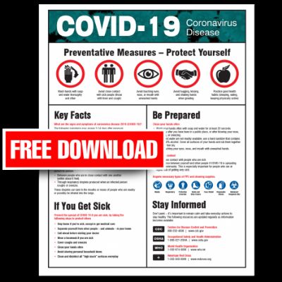 Download Free Coronavirus-Prevention Poster