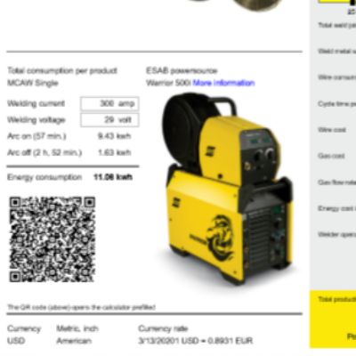 Online Tool Analyzes Welding Productivity