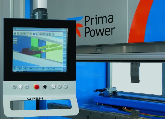 B prima power press brake control bending simulation