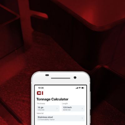 Load-Calculator App Compatible with All Press Brak...