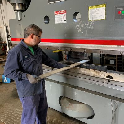 Press Brake's Big Bends Ease Custom-Fab Work