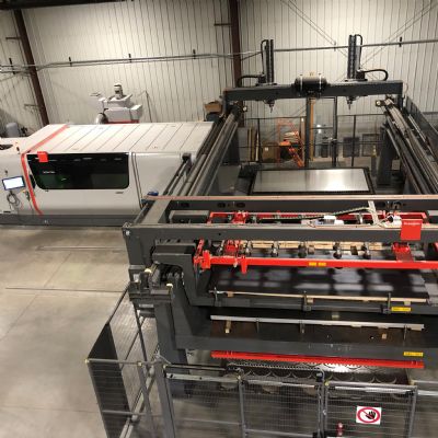 Part Sorting/Stacking Highlights New Automated Laser Line