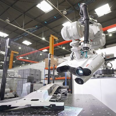 Quicker QC Testing via 3D-Inspection Robot Cell
