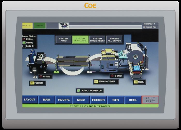 Coe-Press-control-interface