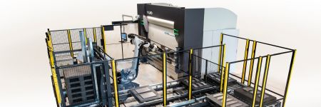 Robotic Bending System Features Automated Tool-Changing Press Brake