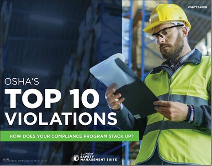 White Paper: OSHA's Top 10 Violations | MetalForming Magazine Article