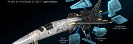 New Supersonic Aircraft Features 21 Velo3D-Printed Ti Parts