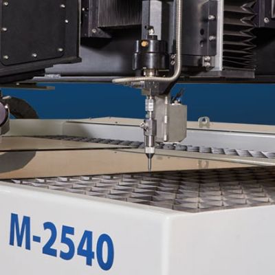 Waterjet Cutting Machines Feature Large Cutting En...