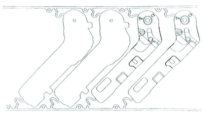 Fig. 1—Progressive die