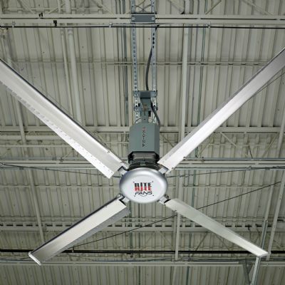 New Rite-Hite Low-Speed Fan Spreads Cooling Air 85 ft. in All Directions