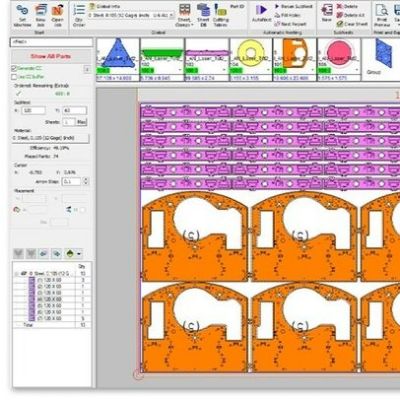 Advanced Press Brake Simulation and Laser Cutting Nesting So...