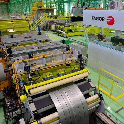 Automated Slitting Line Headed to Steel Technologi...