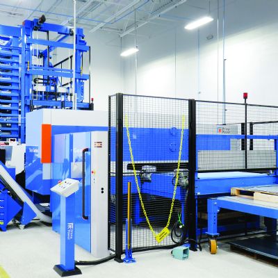 CNC Punch-Shear Combo Powers Vertical Integration