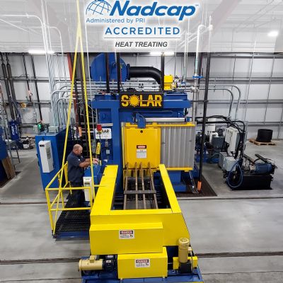 Solar Atmospheres Receives Nadcap Accreditation for Vacuum Oil-Quench Furnace