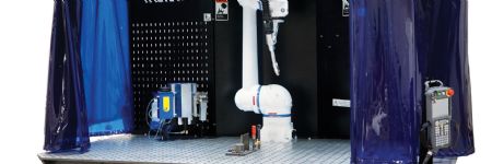 Flexible Human-Collaborative Workcell for Robotic Welding