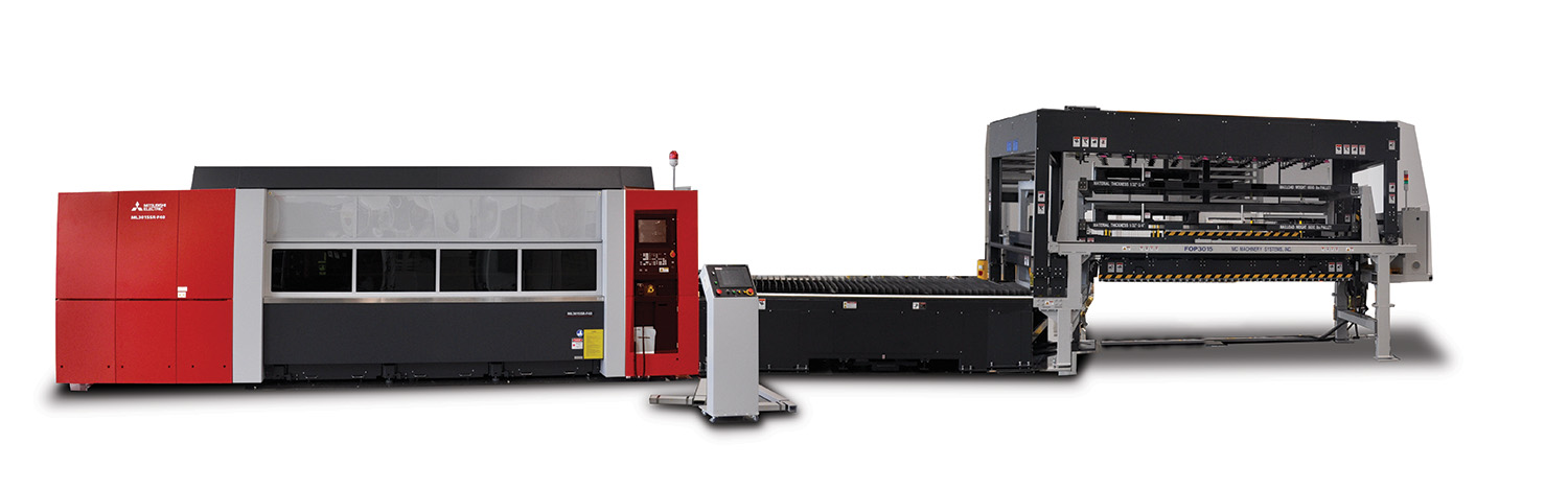 MC Machinery-FABTECH-2022-GX-F-Advanced-laser-cutting-SmartFlex-Element-Type-R-automation