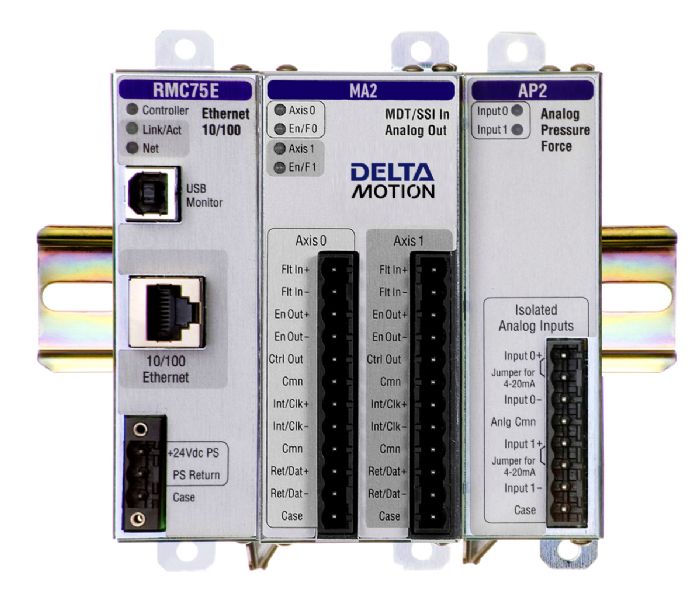 3-Hydraulic-Presses-Delta-RMC75E-motion-controller