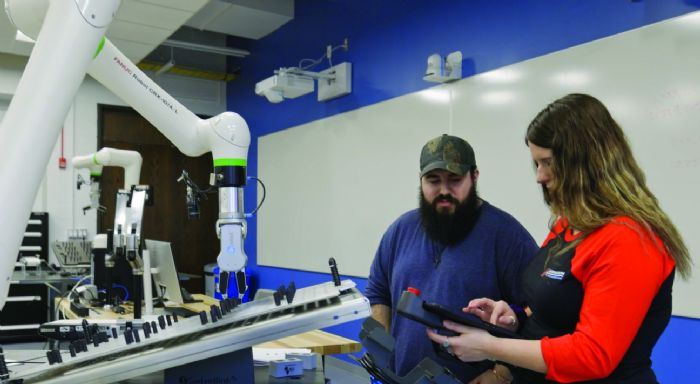 Lorain County Community College robotic training
