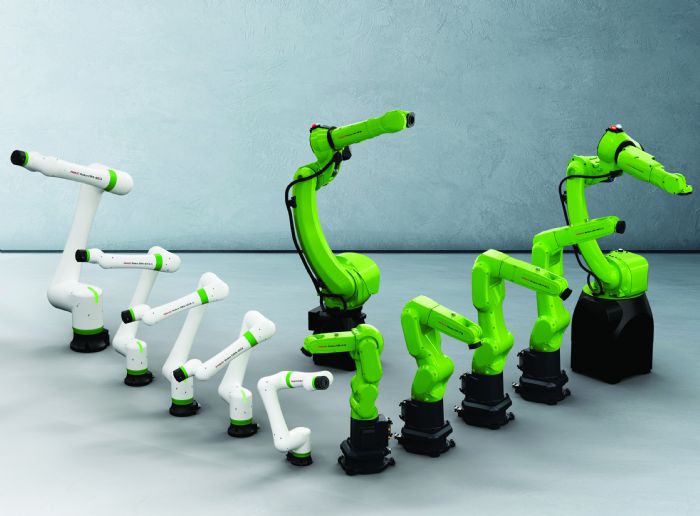 FANUC Has 11 Cobot Models that can handle products from 4-50kg